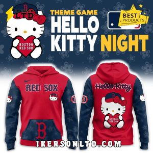 Boston Red Sox 2025 Hello Kitty Hoodie, Long Pants