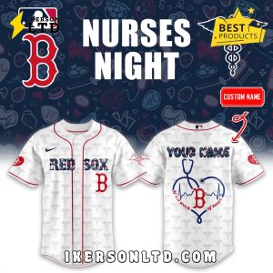 Boston Red Sox 2025 Nurses Night Baseball Jersey