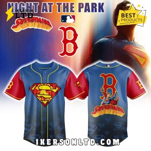 Boston Red Sox 2025 Superman Night Baseball Jersey