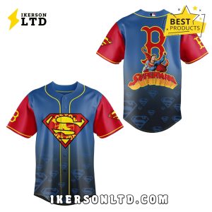 Boston Red Sox 2025 Superman Night Baseball Jersey