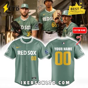 Boston Red Sox Custom 2025 City Connect Baseball Jersey