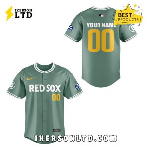 Boston Red Sox Custom 2025 City Connect Baseball Jersey