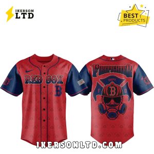 Boston Red Sox Firefighter Appreciation Day Baseball Jersey