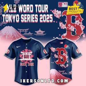 Boston Red Sox Fuji Mount Tokyo Series Baseball Jersey