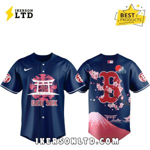 Boston Red Sox Fuji Mount Tokyo Series Baseball Jersey