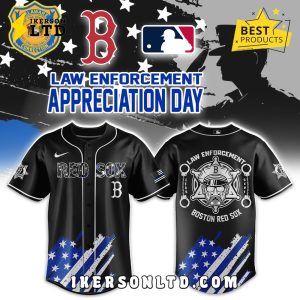 Boston Red Sox Law Enforcement Appreciation Baseball Jersey