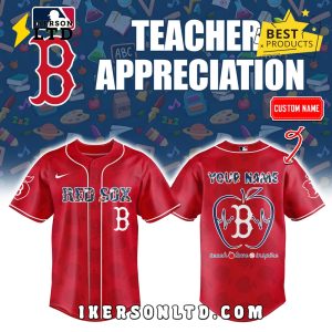 Boston Red Sox MLB Teacher Night Baseball Jersey