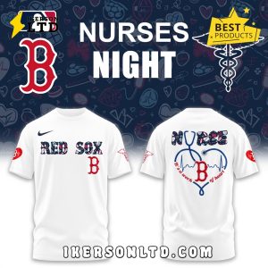 Boston Red Sox Nurses Night White Hoodie