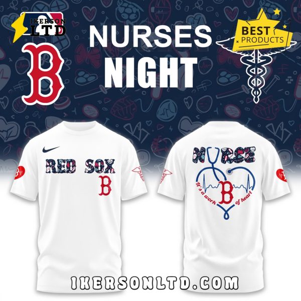 Boston Red Sox Nurses Night White Hoodie