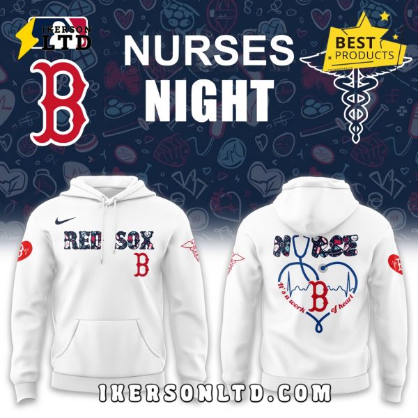 Boston Red Sox Nurses Night White Hoodie, Long Pants
