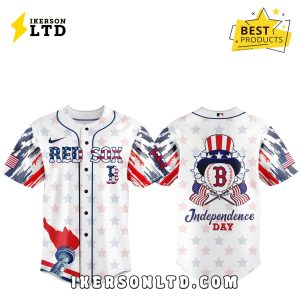 Boston Red Sox x 4th Of July Independence Baseball Jersey