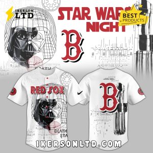 Boston Red Sox x Death Wars Night Baseball Jersey