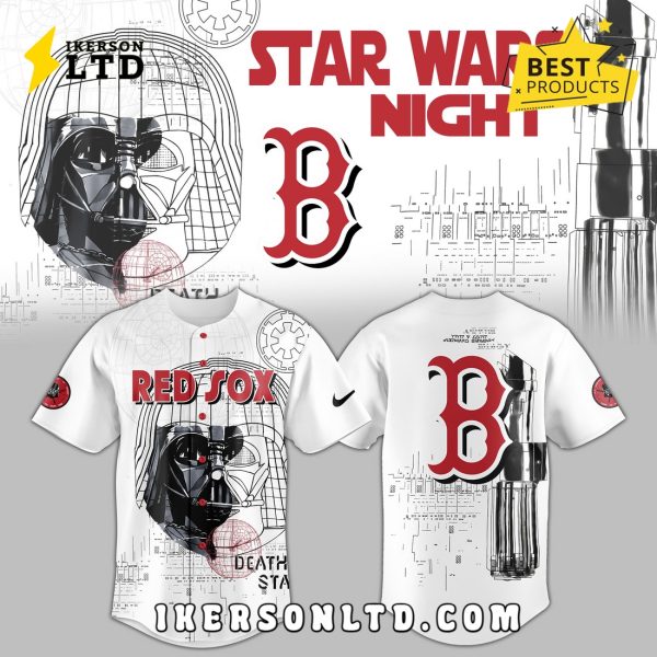 Boston Red Sox x Death Wars Night Baseball Jersey
