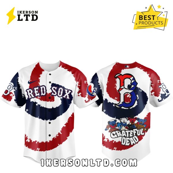 Boston Red Sox x Grateful Dead Night Baseball Jersey