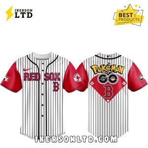 Boston Red Sox x Pokemon Go Night Baseball Jersey