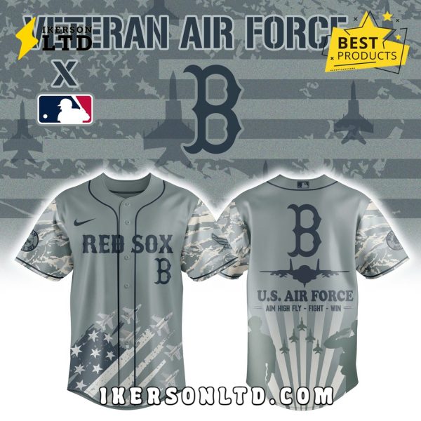 Boston Red Sox x Veteran U.S Air Force Baseball Jersey