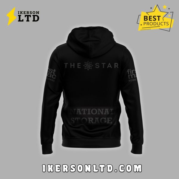 Brisbane Broncos 2025 The Star Black Hoodie, Long Pants