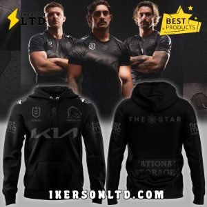 Brisbane Broncos 2025 The Star Hoodie – Black