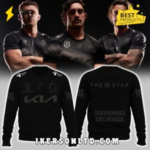 Brisbane Broncos 2025 The Star Hoodie – Black
