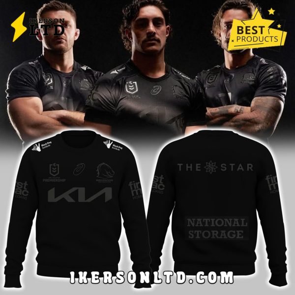 Brisbane Broncos 2025 The Star Hoodie – Black