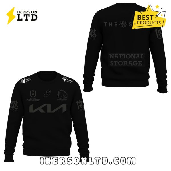 Brisbane Broncos 2025 The Star Hoodie – Black