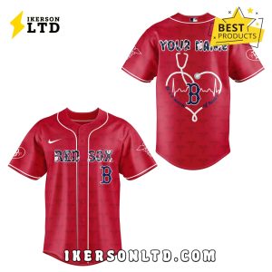 Custom Boston Red Sox Nurses Night Baseball Jersey