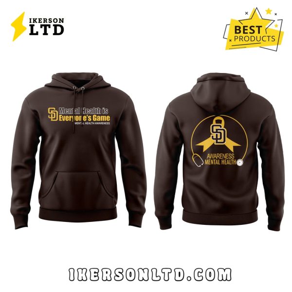 San Diego Padres Mental Health Awareness Night Hoodie