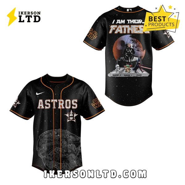 Father Day Star Wars Version x Houston Astros Baseball Jersey