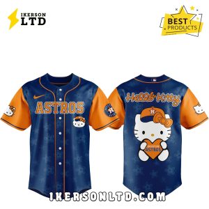Hello Kitty Night MLB Houston Astros Baseball Jersey