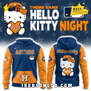 Hello Kitty Night x Houston Astros Hoodie, Long Pants