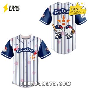 Hello Kitty x Houston Astros 2025 Navy Baseball Jersey