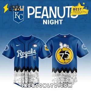 Kansas City Royals x Peanuts Night Baseball Jersey 2025