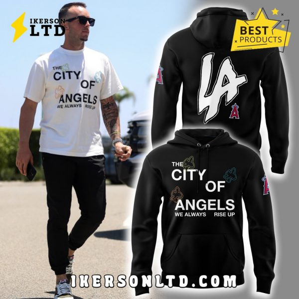 LA Angels The City Of Angel 2025 Black Hoodie