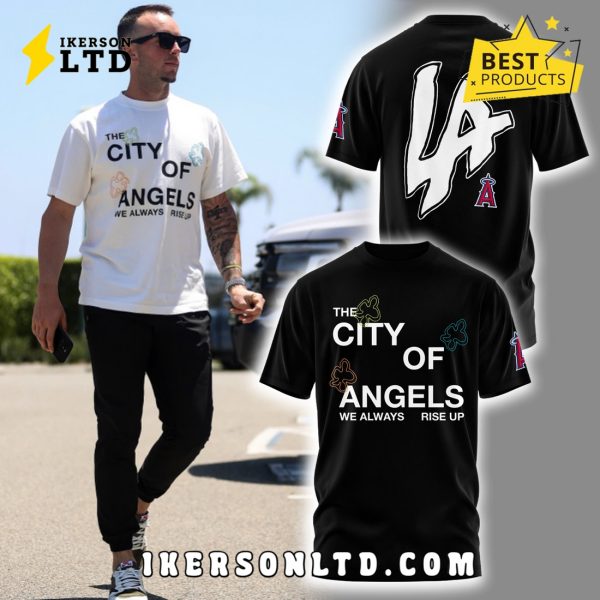 LA Angels The City Of Angel 2025 Black Hoodie