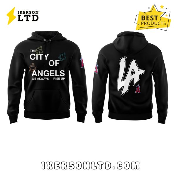 LA Angels The City Of Angel 2025 Black Hoodie