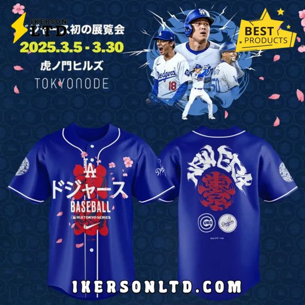 LA Dodgers x Tokyo Series 2025 Baseball Jersey Limited Edition