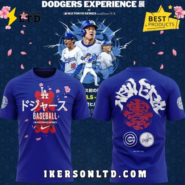 LA Dodgers x Tokyo Series 2025 Navy Hoodie