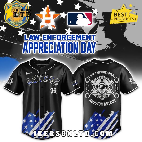 Law Enforcement Appreciation Day x Houston Astros Baseball Jersey