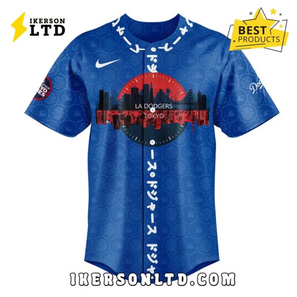 Limited Editions LA Dodgers x Tokyo Series 2025 Baseball Jersey