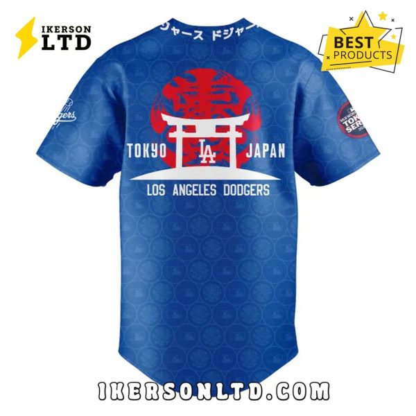 Limited Editions LA Dodgers x Tokyo Series 2025 Baseball Jersey