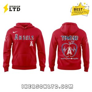 Los Angeles Angels Teacher Night Red Hoodie, Long Pants