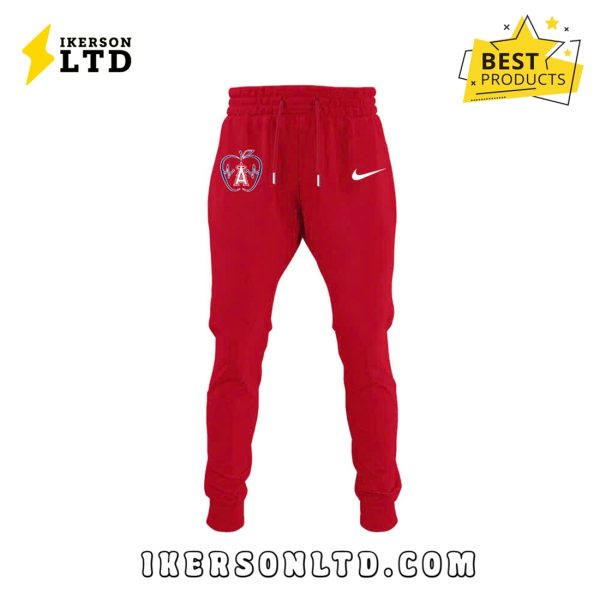 Los Angeles Angels Teacher Night Red Hoodie, Long Pants
