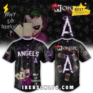 Los Angeles Angels x The Joker Baseball Jersey