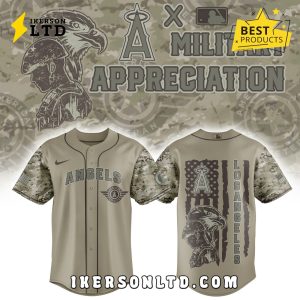 Los Angeles Angels x Veteran U.S 2025 Baseball Jersey