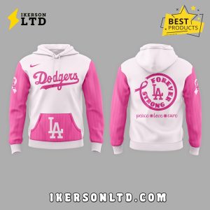 Los Angeles Dodgers Cancer Awareness Day Hoodie, Long Pants