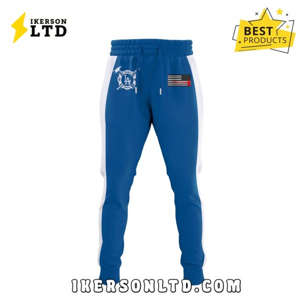 Los Angeles Dodgers Firefighter Appreciation Day Hoodie, Long Pants