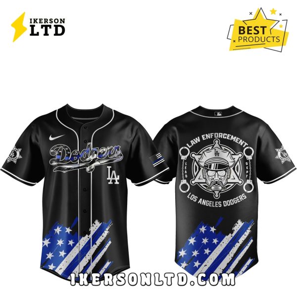 Los Angeles Dodgers Law Enforcement Appreciation Day Baseball Jersey