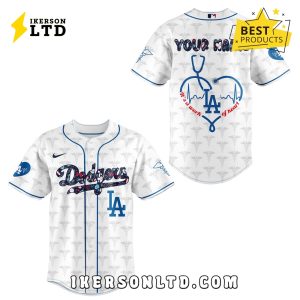 Los Angeles Dodgers Nurses Night White Baseball Jersey