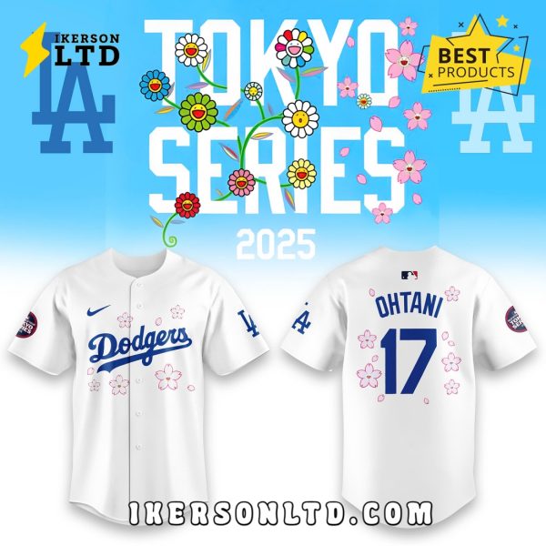 Los Angeles Dodgers Tokyo Series 2025 White Baseball Jersey