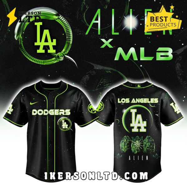 Los Angeles Dodgers x Alien Baseball Jersey